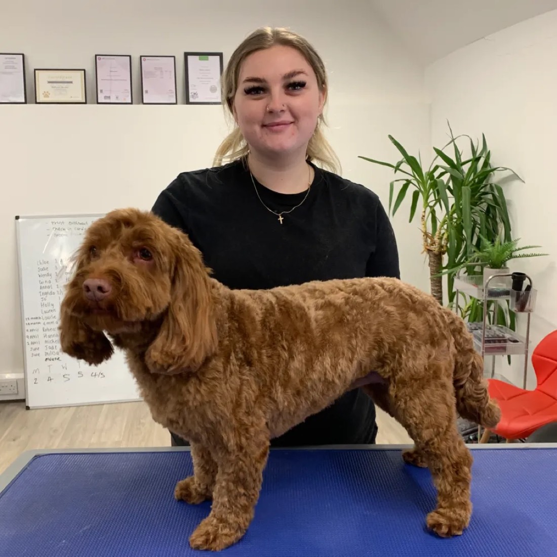 Jodie, an Upper Hound graduate